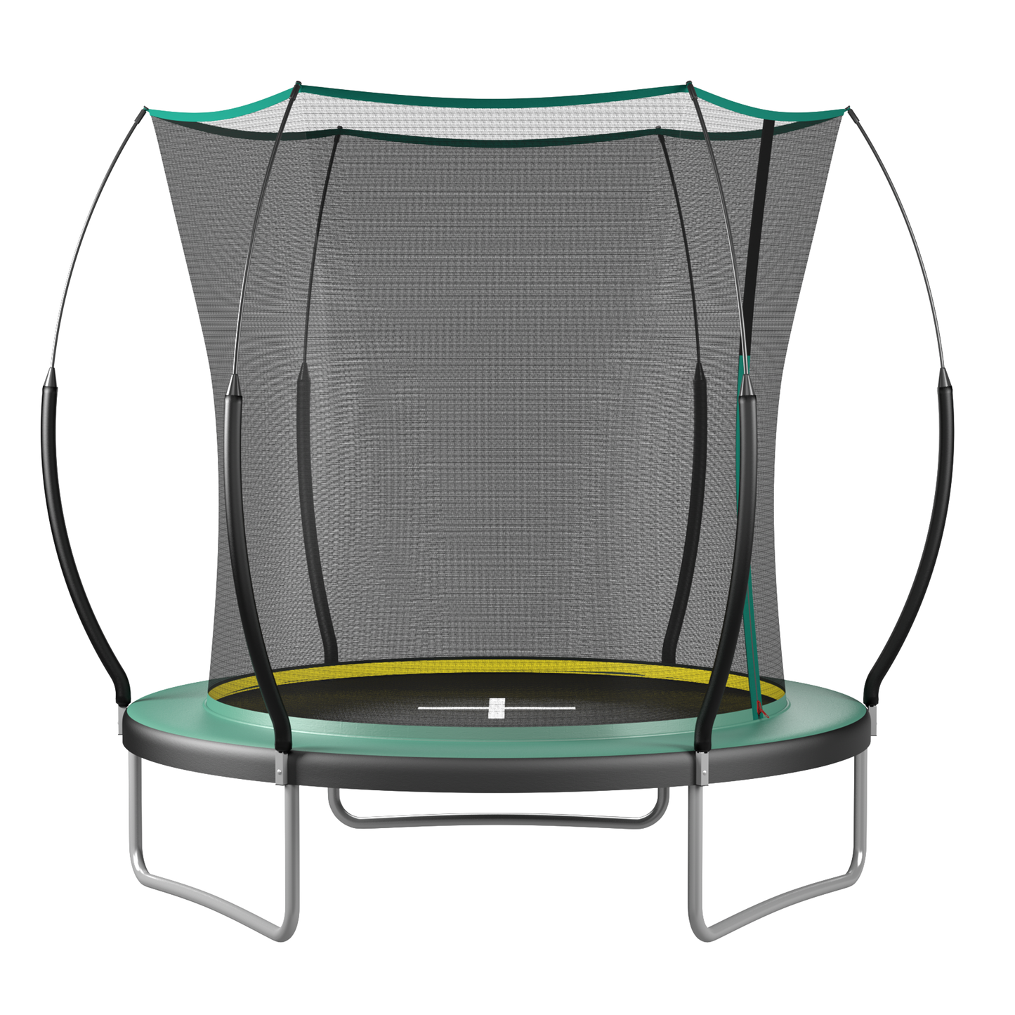 YC 8FT Springfree no Gap Trampoline- Green