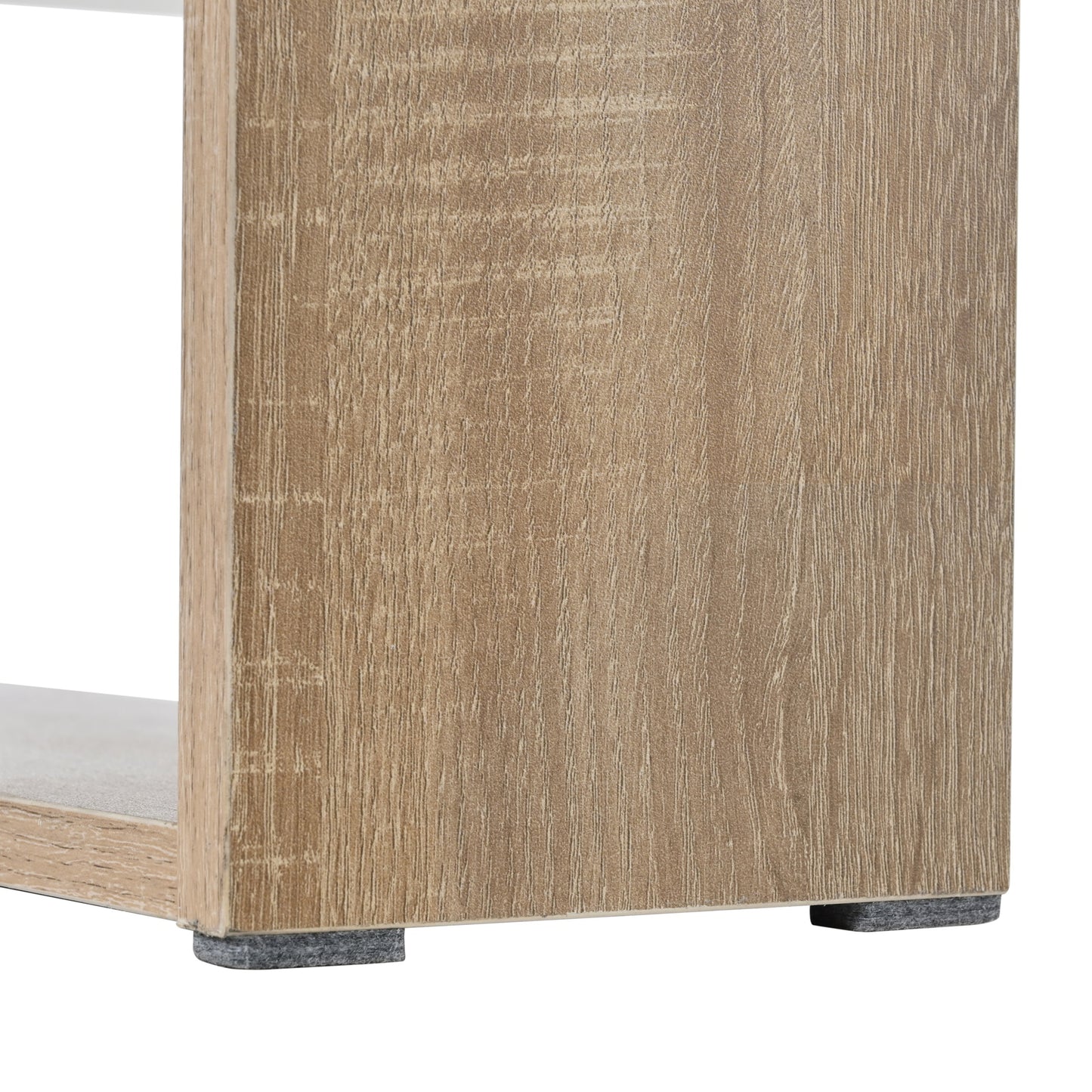 ON-TREND High Glossy Coffee Table with 2 Drawers 