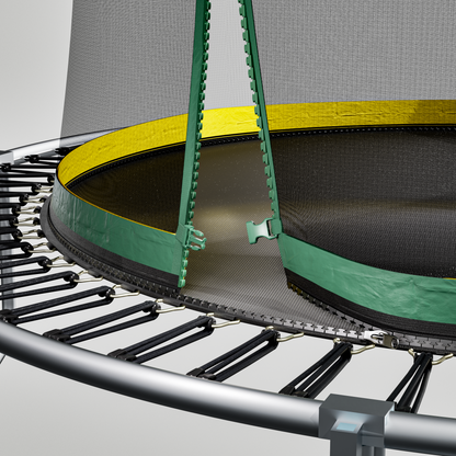 YC 8FT Springfree no Gap Trampoline- Green