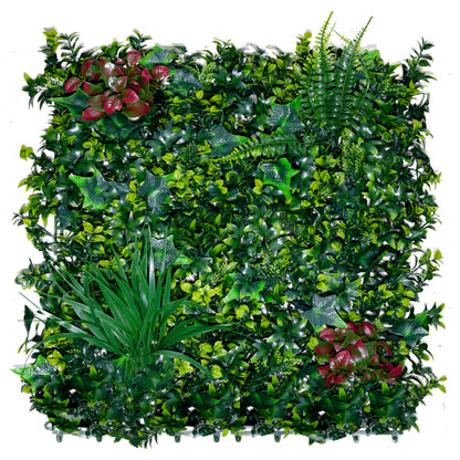 (20pcs)Boxwood Panels, Grass Wall 20"x20", Plant Wall, Grass Backdrop Wall, Privacy Screen, Sun Protected Green Wall Decor for Outdoor, Indoor, Garden, Backyard and Décor