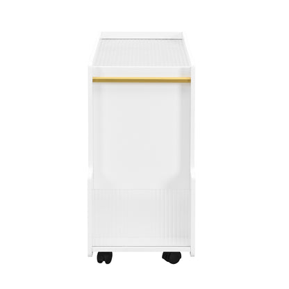 ON-TREND Mobile End Table with Lockable Wheels Free delivery to your home